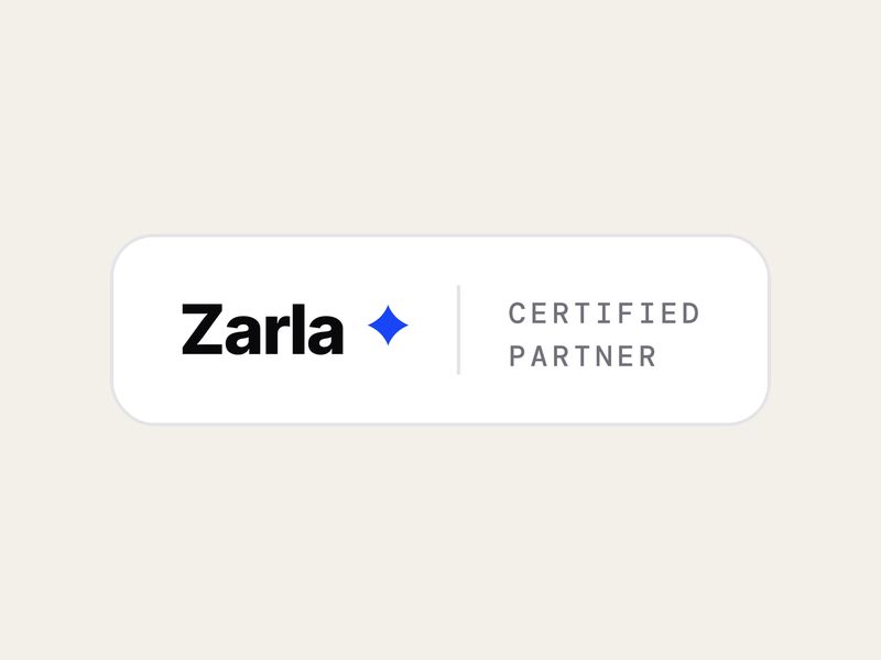 Zarla Certified Partner badge
